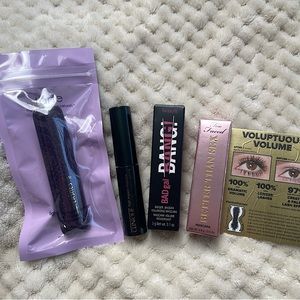 Tarte, Clinique, Benefit, Too Faced Travel Size Mascara Bundle